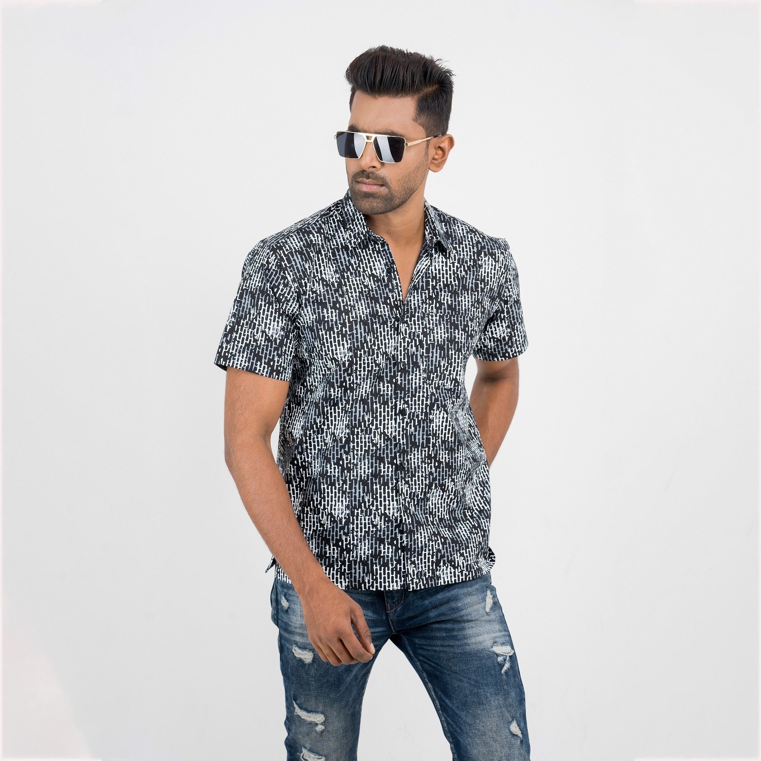 Men's Half Sleeve Casual Shirt