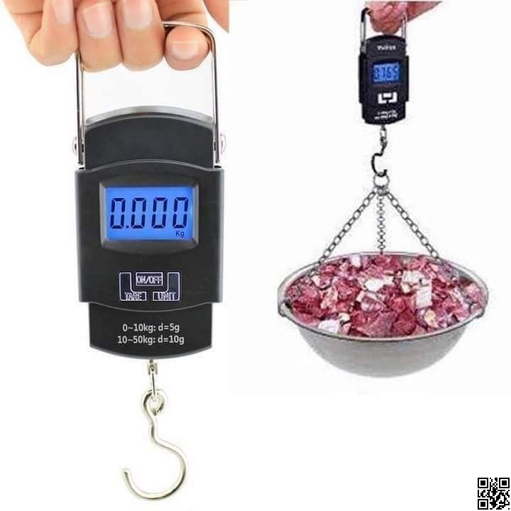 Portable hanging digital weight scale